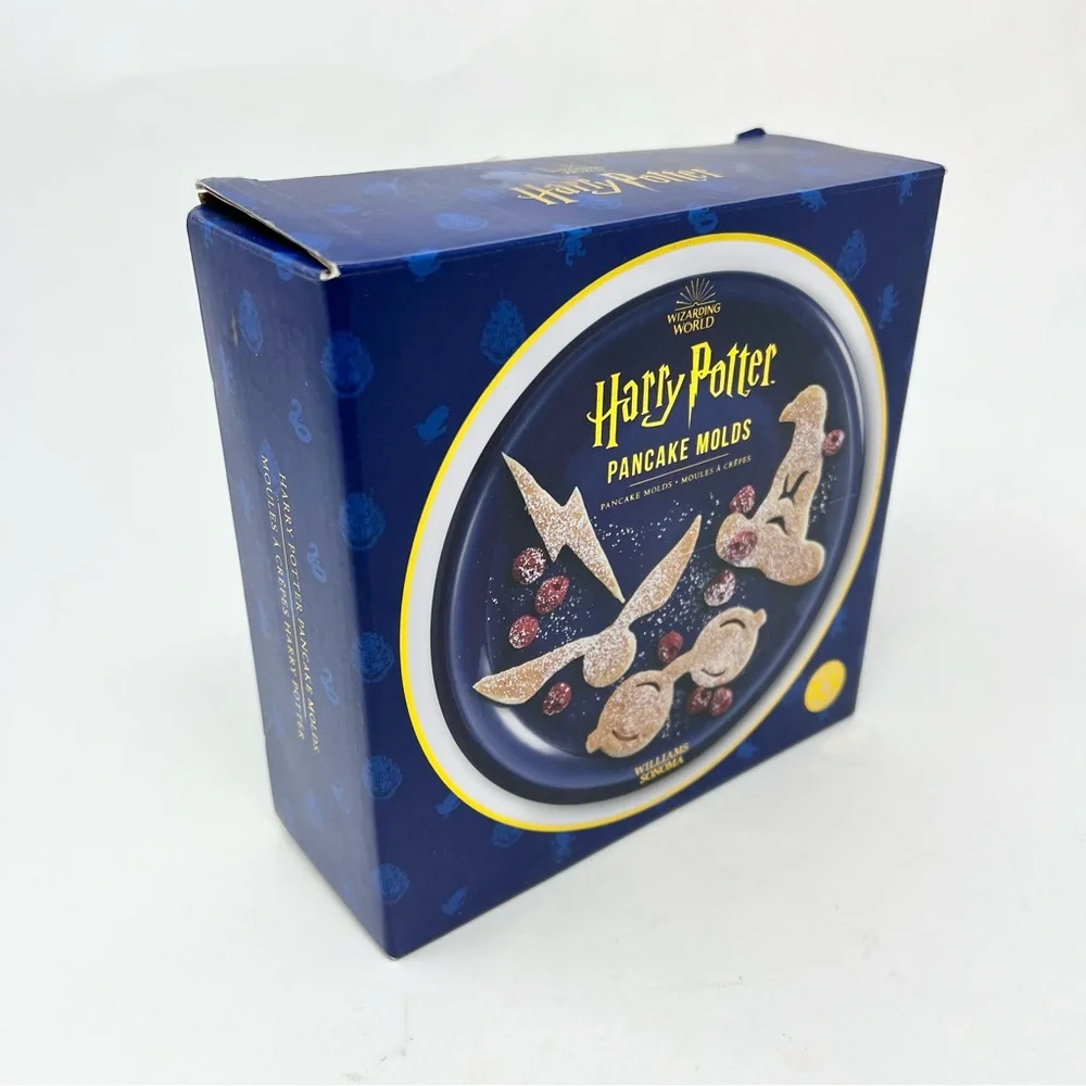 Williams Sonoma Harry Potter Pancake Molds Wizarding World Set of 4 Shapes